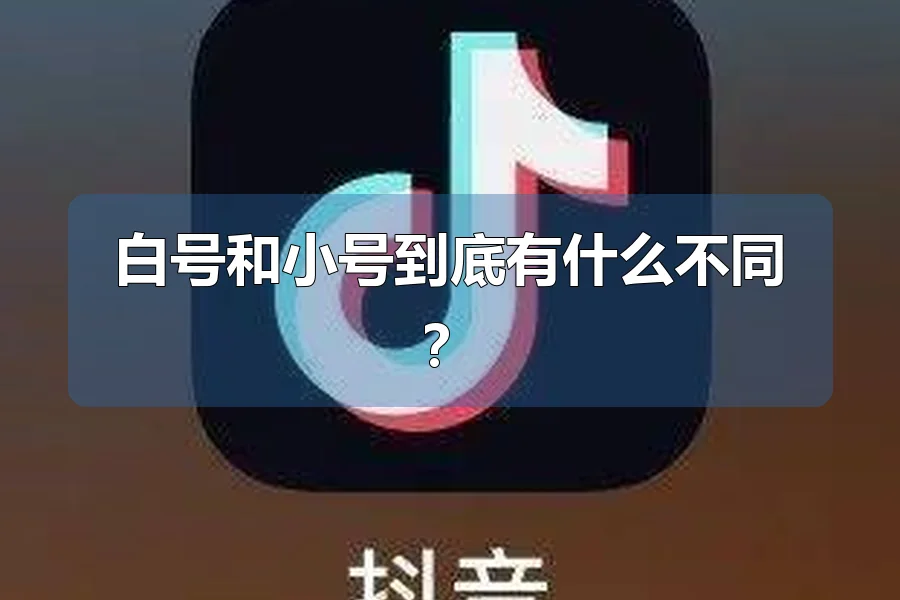 白号和小号到底有什么不同？